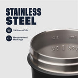 BlenderBottle Strada Sleek batidor de alambre interno que mezcla sin grumos