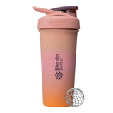 BlenderBottle Strada Sleek vista frontal con diseño ergonómico y beneficio práctico