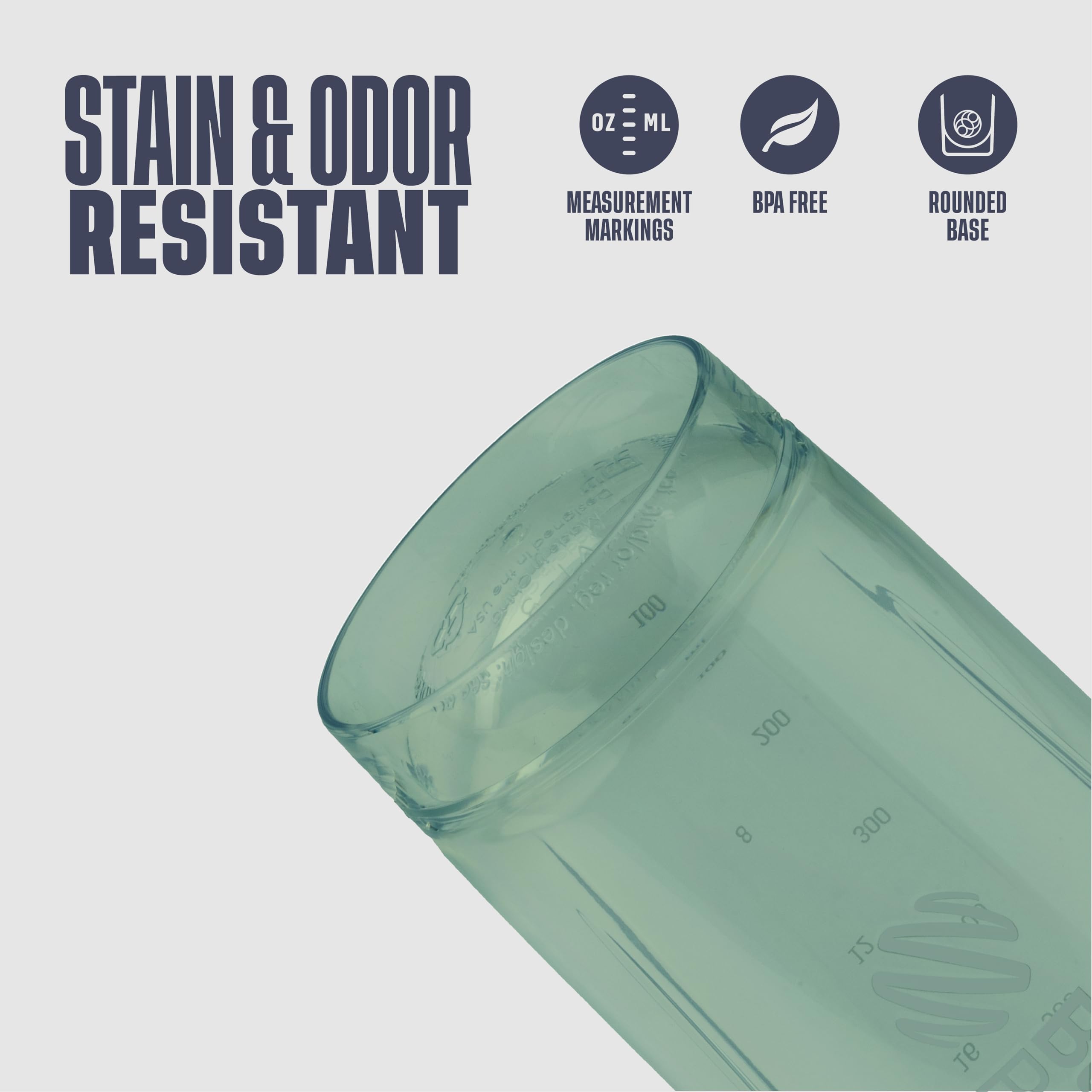 BlenderBottle Strada material Tritan resistente sin manchas ni olores