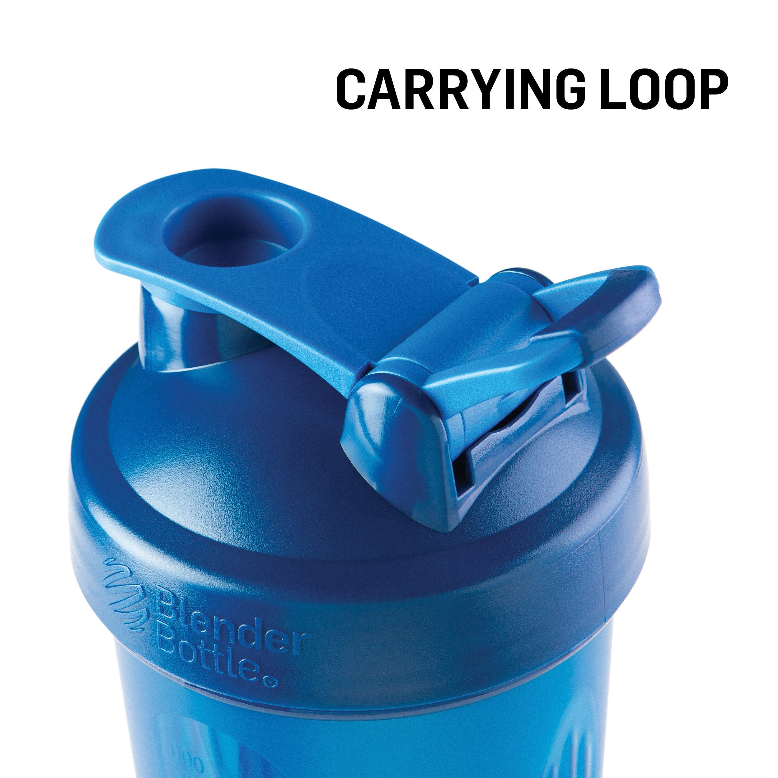 BlenderBottle en gimnasio con batido, rápido acceso a nutrientes