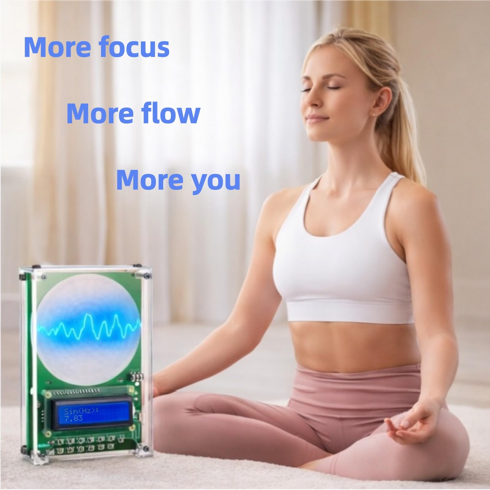 blinvcra auriculares incluidos para comprobar salida audible y confirmar funcionamiento