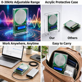 blinvcra pantalla LCD con frecuencia visible para control preciso y ajustes rápidos