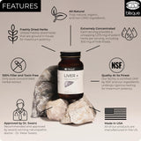Blisque ingredientes secos cardo, diente de león y bardana naturales