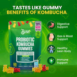 BLIVA ingredientes SCOBY y kombucha real mostrando origen fermentado