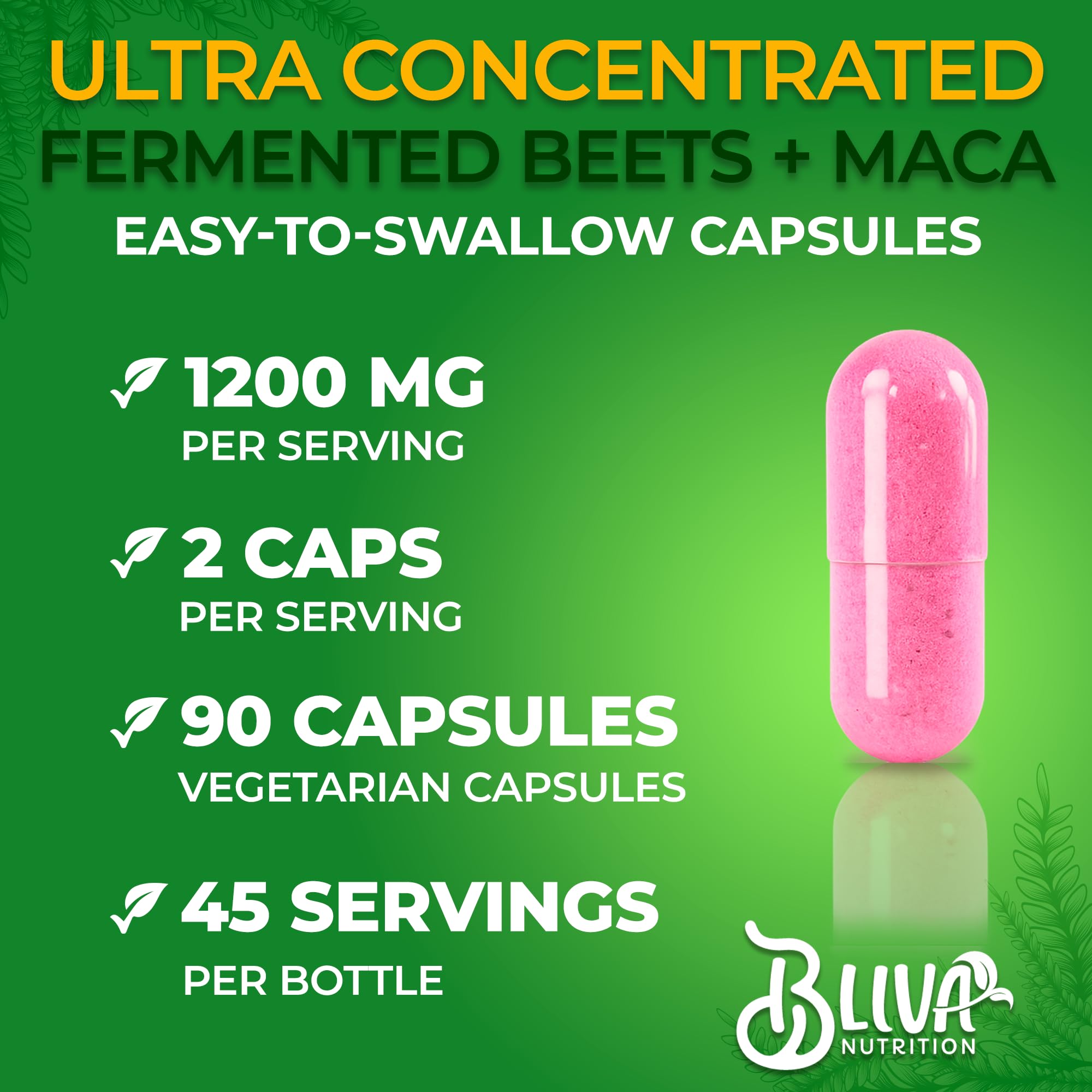 BLIVA NUTRITION polvo de remolacha fermentada textura y color