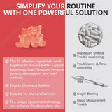 Blivsmlie ingredientes clave (B, C, D3, K2, minerales) en composición