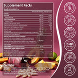Blltzzz etiqueta con lista de ingredientes y beneficios para transparencia
