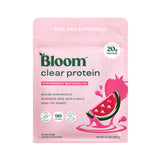 Bloom Nutrition frente del envase mostrando sabor fresa sandía y beneficios