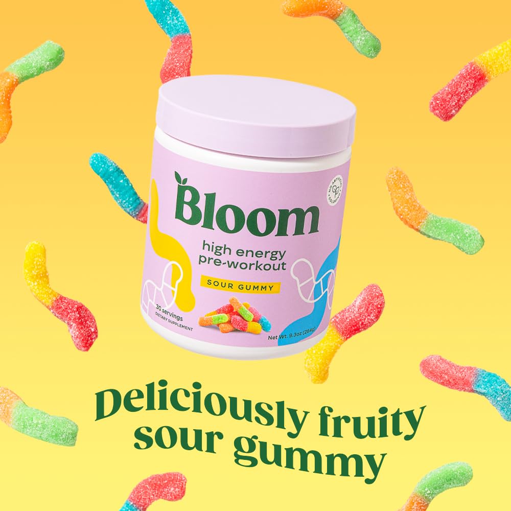 Bloom Nutrition polvo detalle de textura, muestra mezcla fina y sin grumos