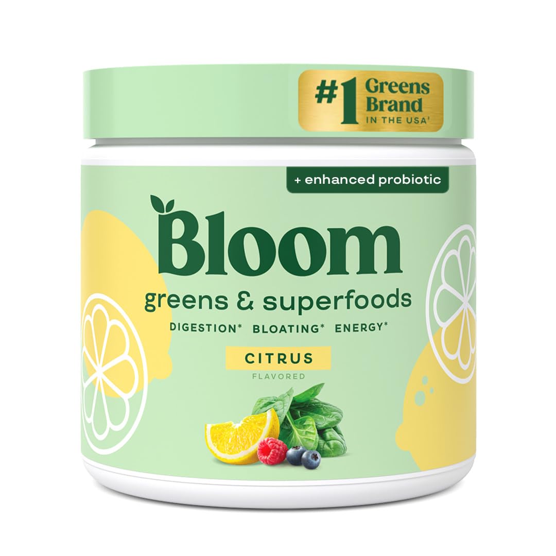 Bloom Nutrition envase frontal mostrando etiqueta clara y beneficios