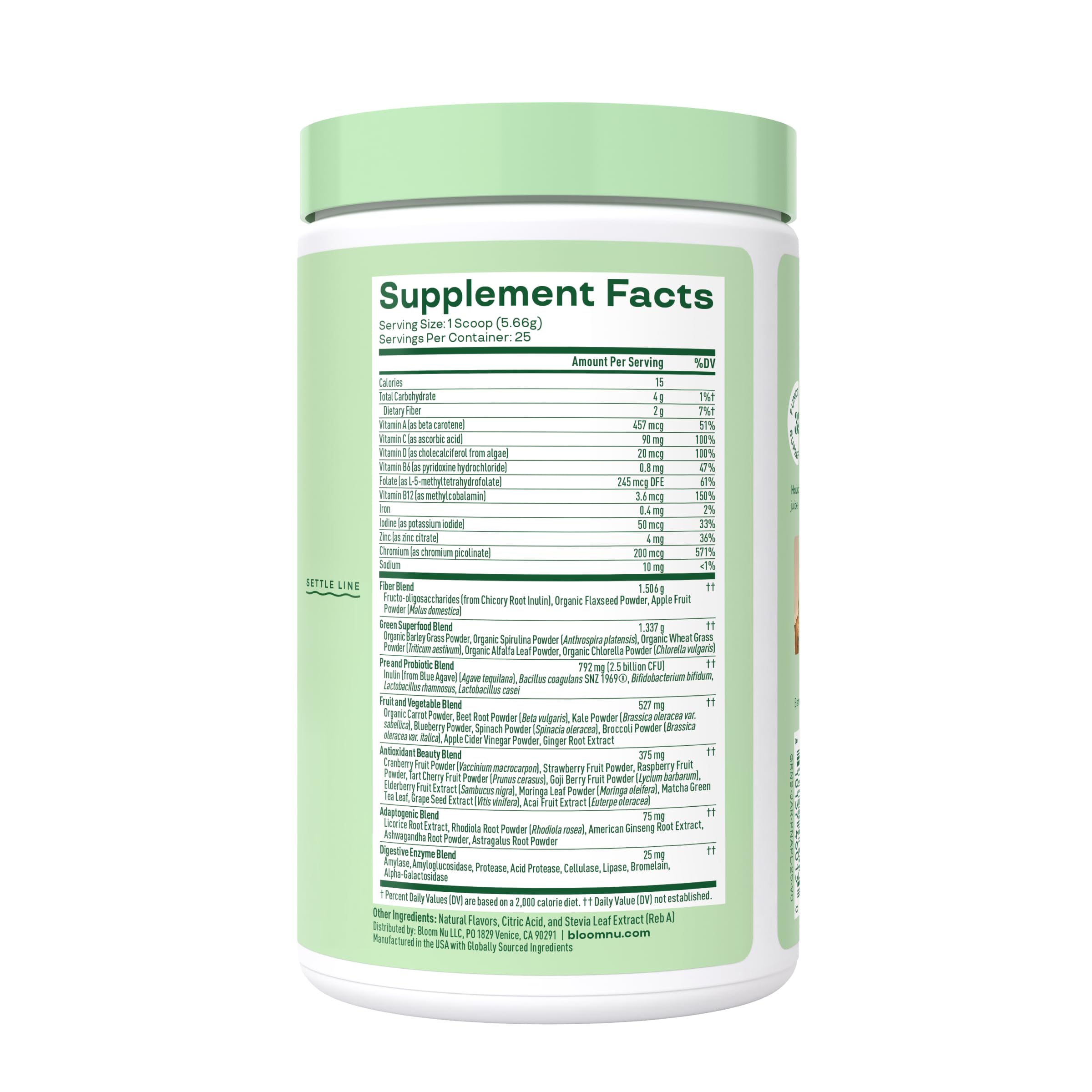 Bloom Nutrition batido en cocina estilo de vida para energía diaria y bienestar