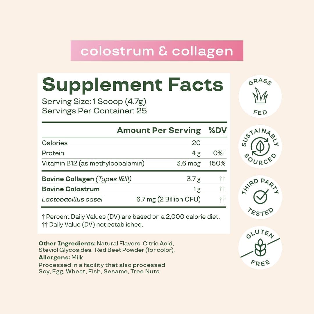 Bloom Nutrition batido rosa en vaso listo para consumo inmediato