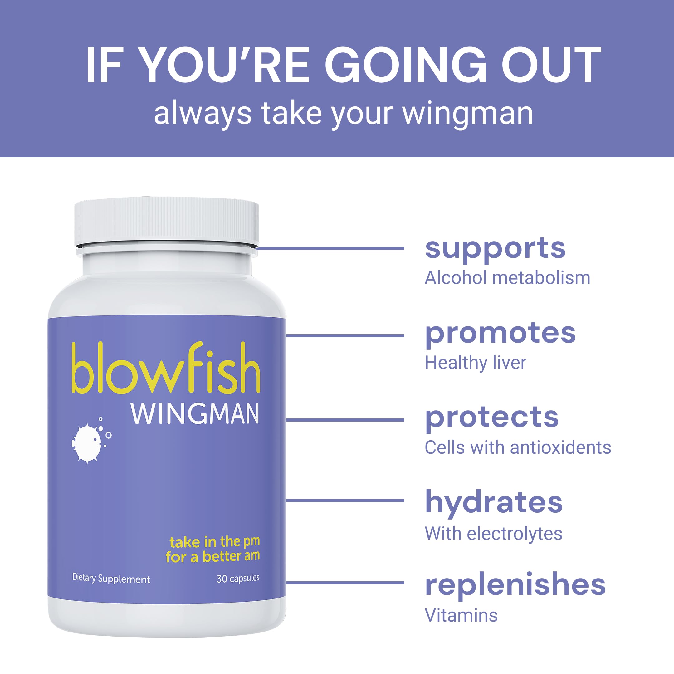 Blowfish Wingman en mano para comparar tamaño y llevar fácil