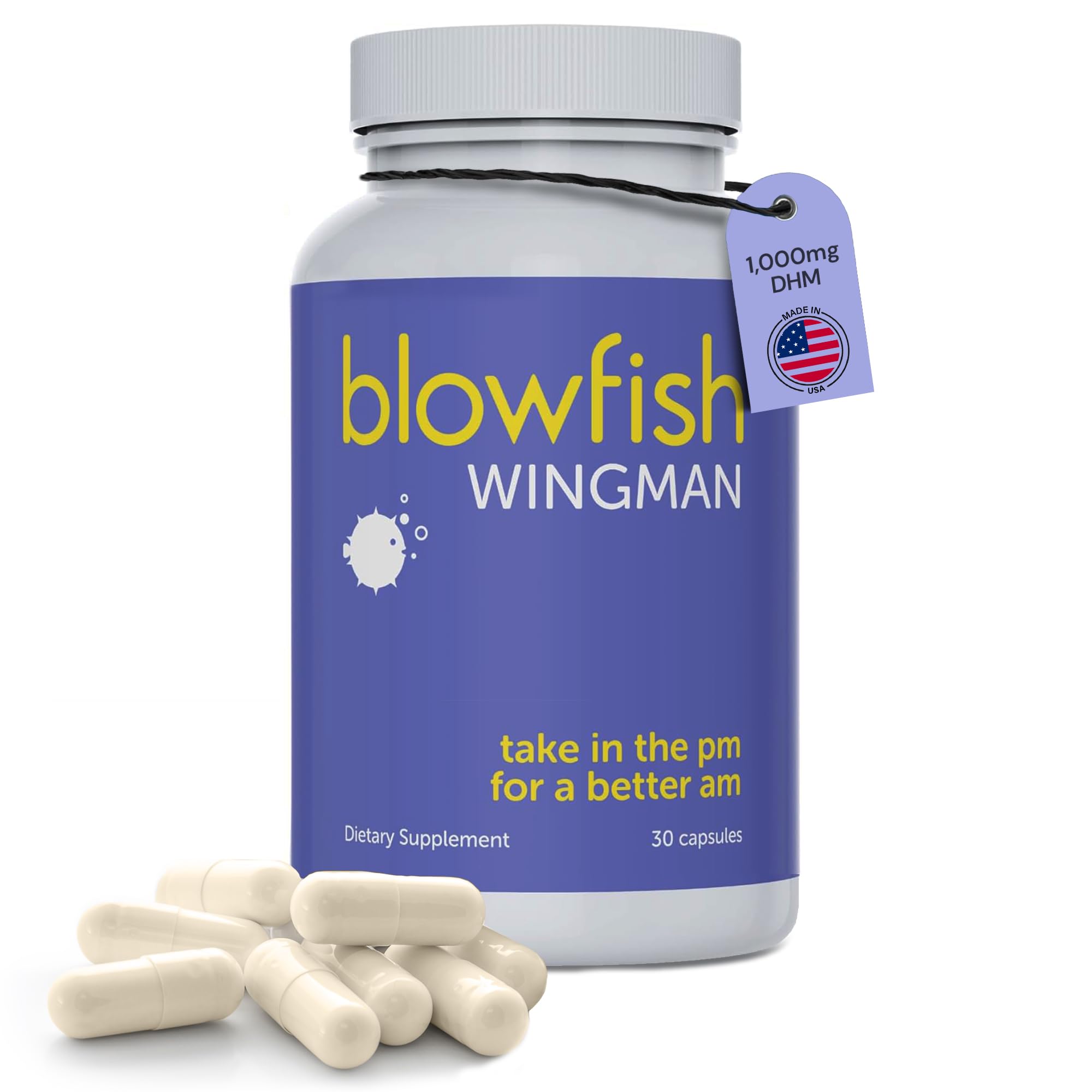 Blowfish Wingman frente del empaque mostrando diseño y confianza