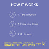Blowfish Wingman ingredientes clave visibles para apoyo hepático