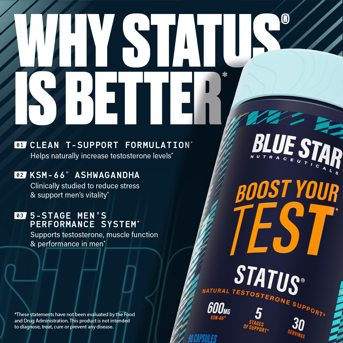 Blue Star Status uso durante entrenamiento para resistencia y recuperación