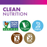 BlueBonnet etiqueta y certificaciones Kosher y Non-GMO visibles, confianza