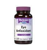 BlueBonnet frasco frontal mostrando etiqueta y beneficios para la salud ocular