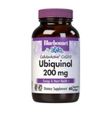 BlueBonnet envase frontal mostrando ubiquinol y beneficios de energía