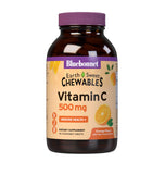 BlueBonnet frontal del envase EarthSweet Vitamina C mostrando 90 tabletas y beneficios