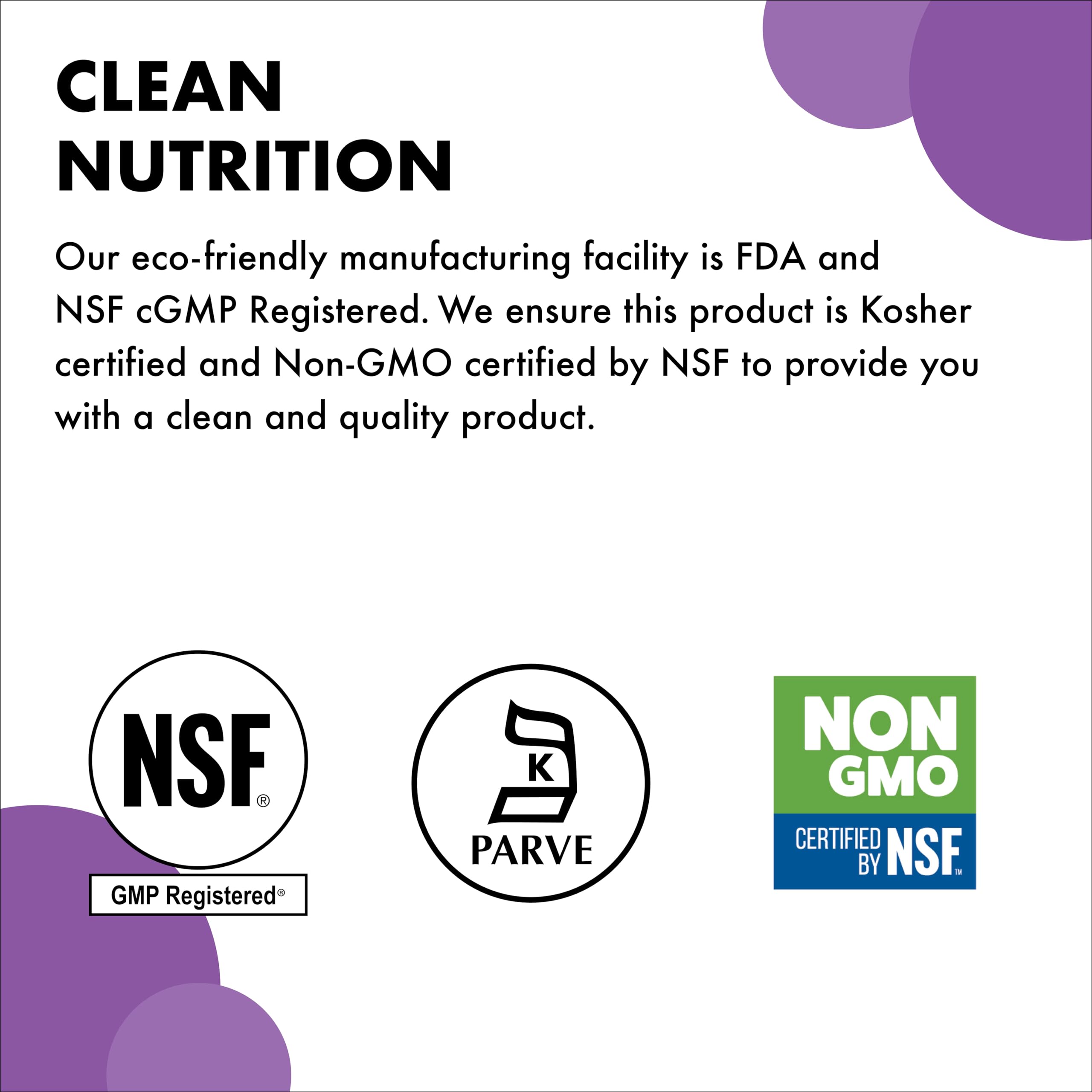 BlueBonnet etiqueta con lista de ingredientes y certificaciones visibles