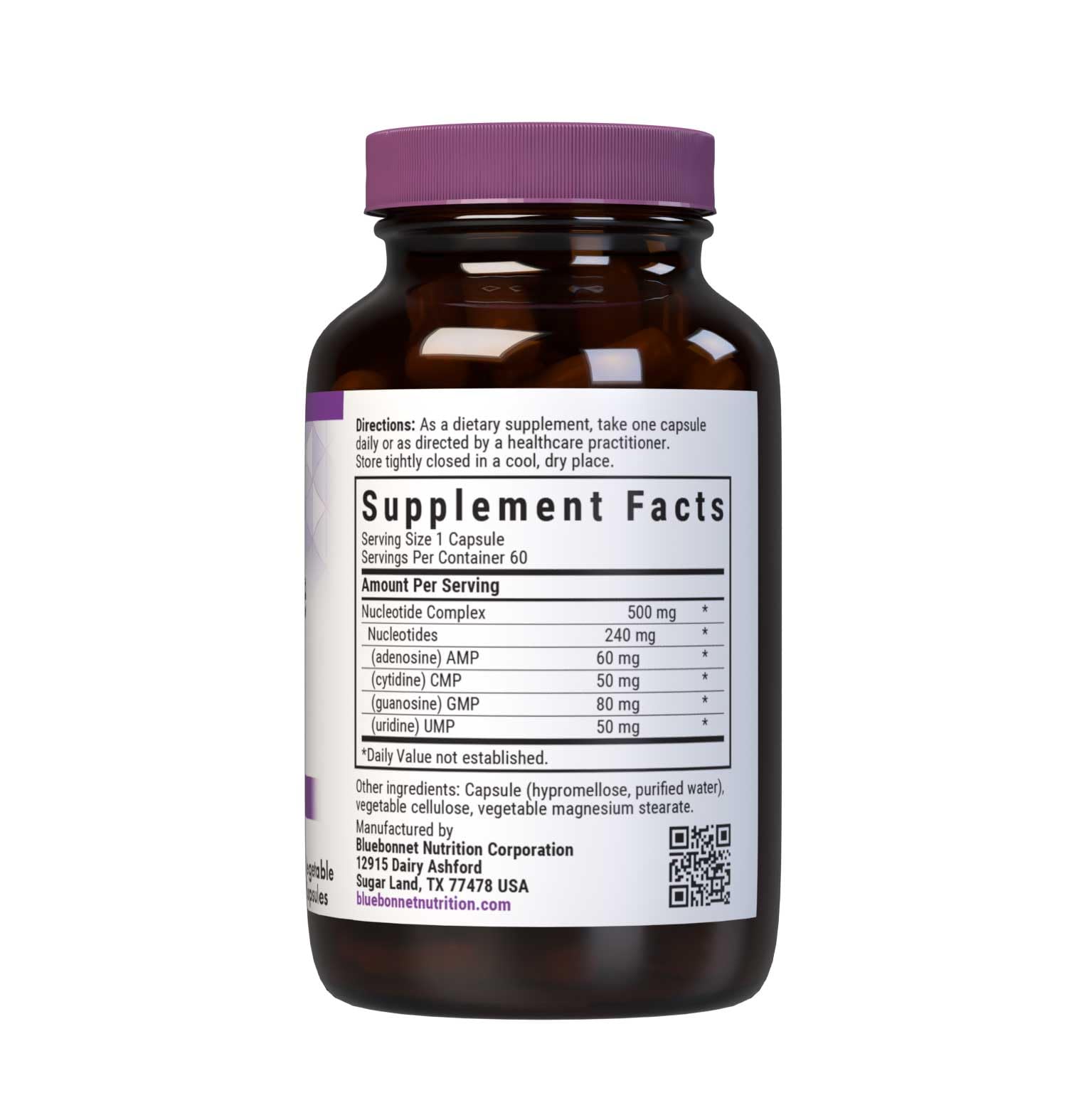 BlueBonnet detalle de textura en polvo de nucleótidos, pureza visible