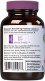 BlueBonnet cápsula junto a alimentos saludables sugiriendo mejor absorción