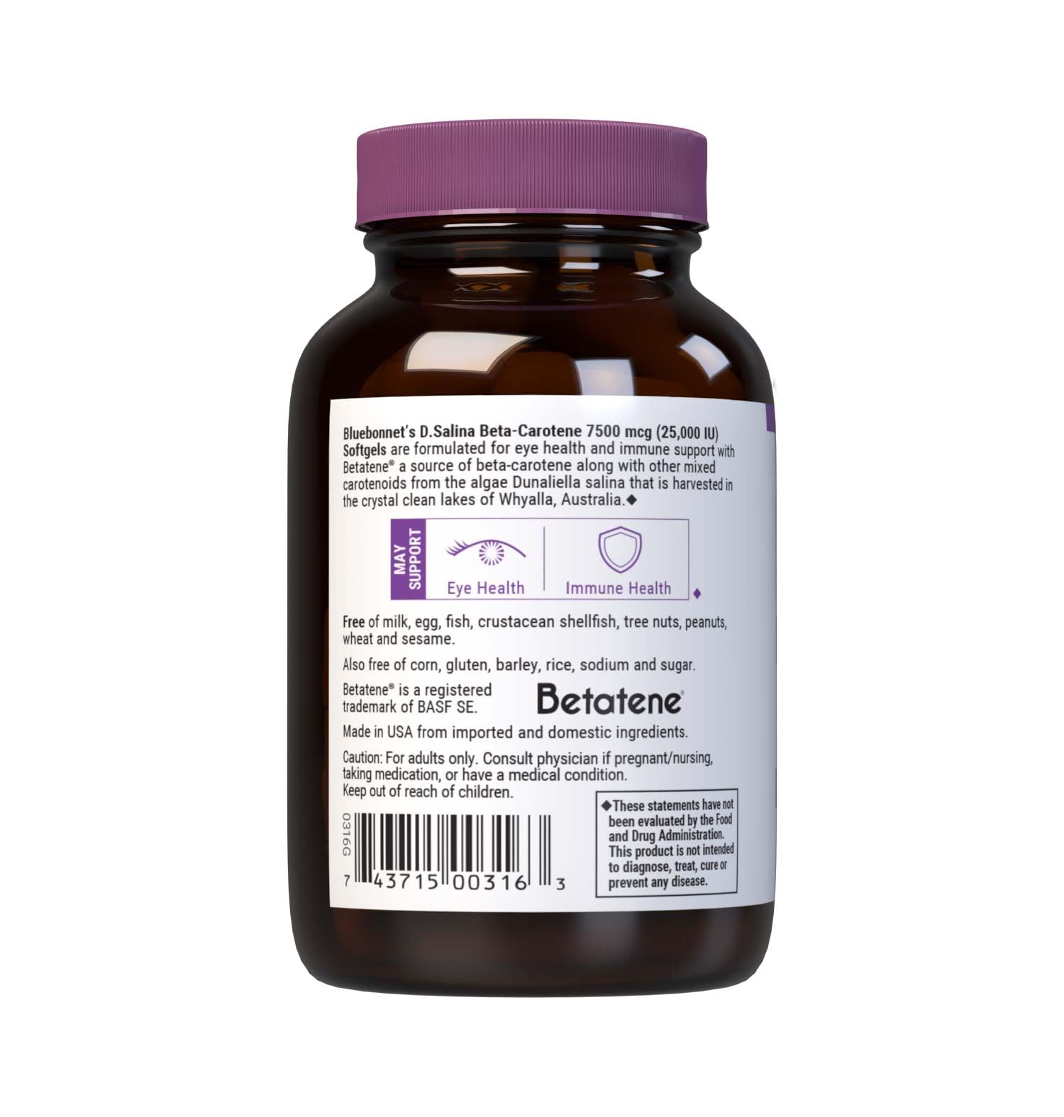 BlueBonnet softgel junto a plato para indicar consumo con comida mejora absorción