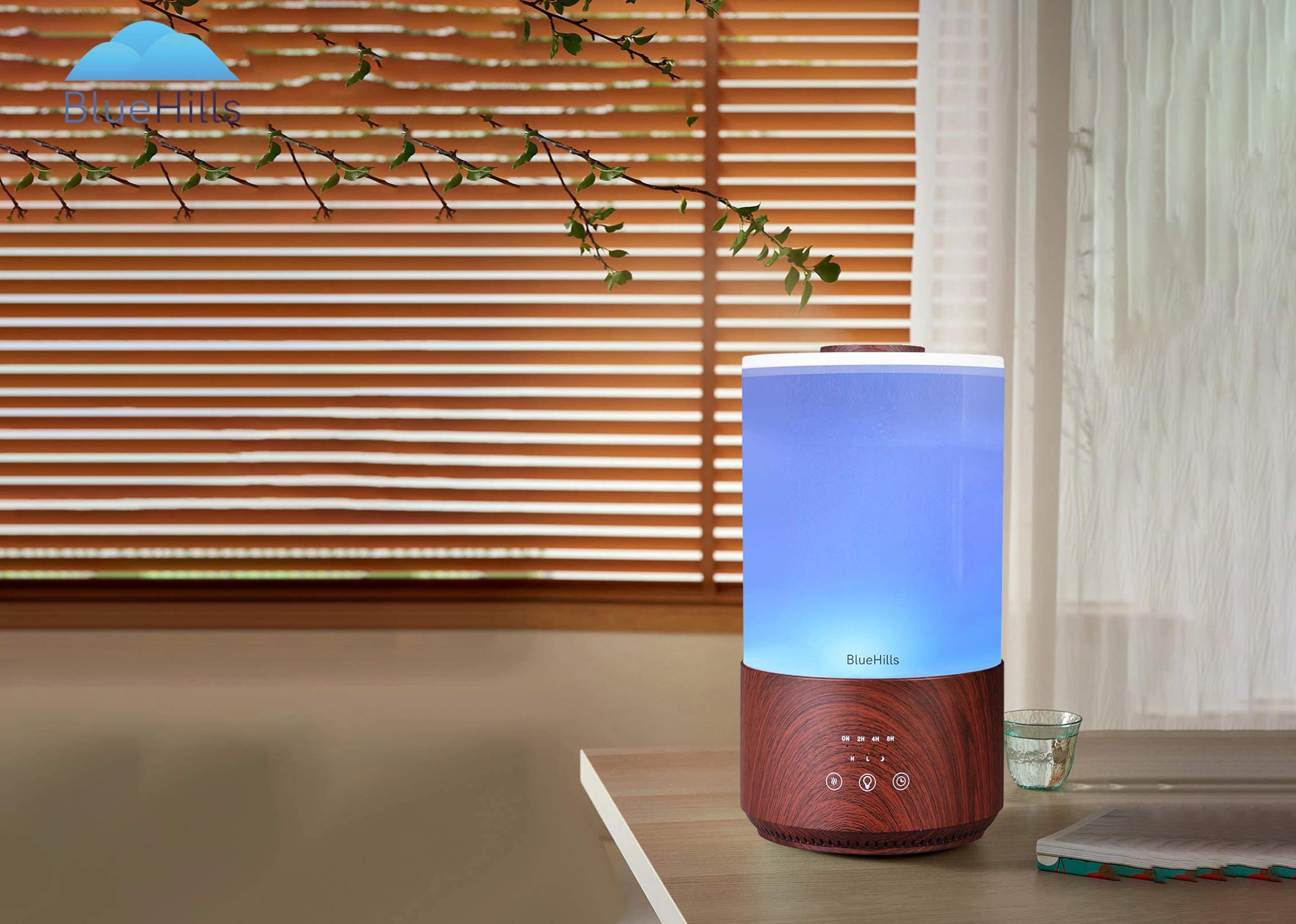 BlueHills niebla fina en uso en salón mejora ambiente