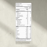 Blueprint Bryan Johnson primer plano del polvo para apreciar textura sedosa