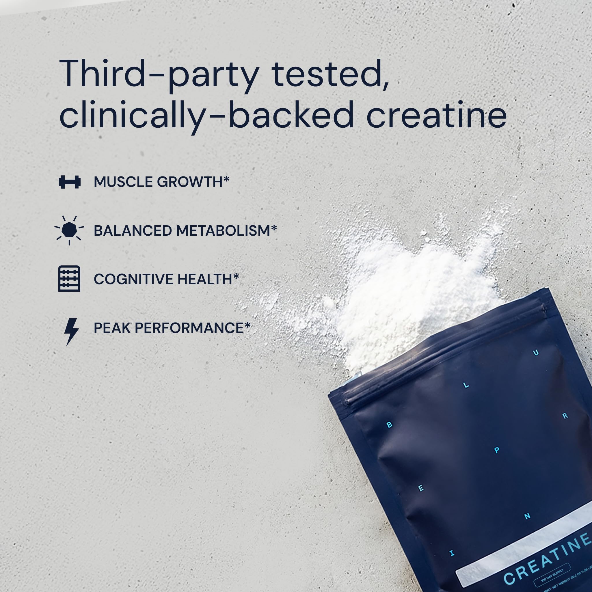 Blueprint Bryan Johnson cucharilla con 5 g de polvo, beneficio de dosificación precisa