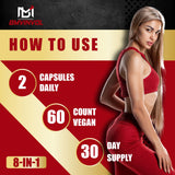 BMVINVOL etiqueta con lista de ingredientes principales y calidad