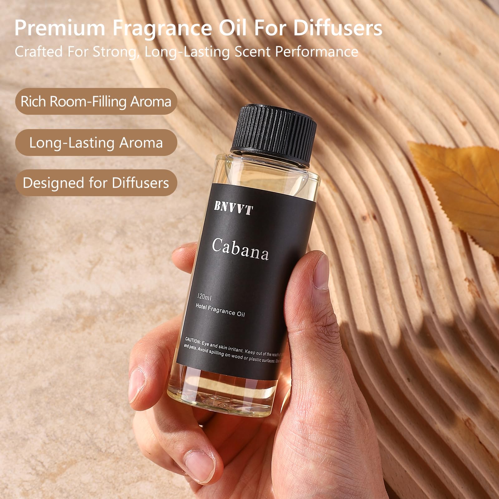 BNVVT Cabana gotas de aceite en superficie, textura y pureza clara