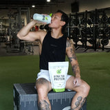 Etiqueta nutricional de Boba Tea Protein destacando 25g proteína