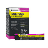 BODi frente del empaque mostrando 20 sobres y sabor Mixed Berry