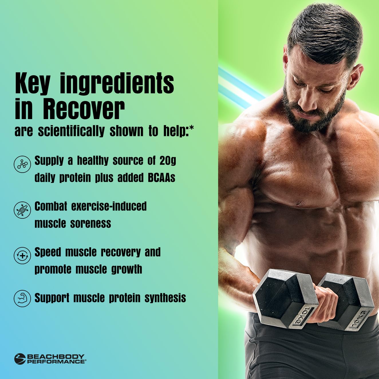 BODi Recover Whey batido en vaso listo para beber, recuperación práctica tras entrenar