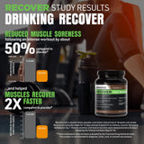 BODi Recover Whey etiqueta nutricional visible, información clara de 20 g proteína