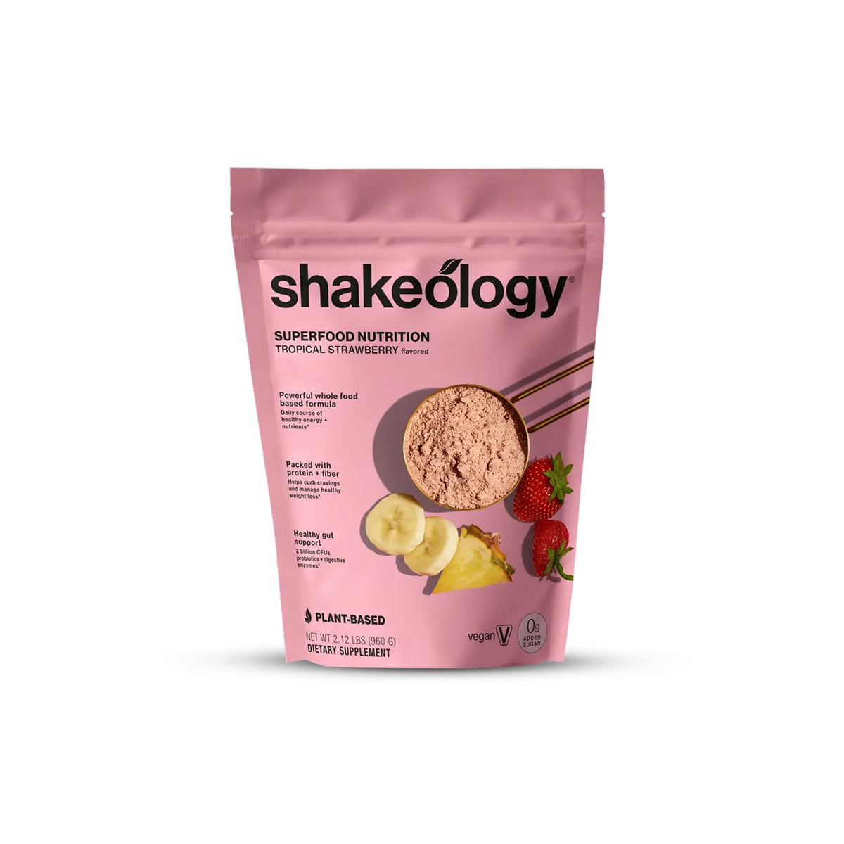 BODi envase frontal Tropical Strawberry mostrando marca y aspecto apetecible