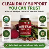 Body Beet Vital comparación de tamaño en mano, cápsulas compactas y portátiles