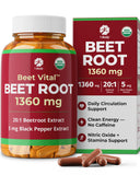 Body Beet Vital frasco delantero mostrando diseño y cantidad, confianza en calidad
