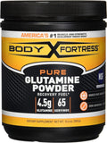 Body Fortress frasco frontal mostrando etiqueta y beneficios limpios