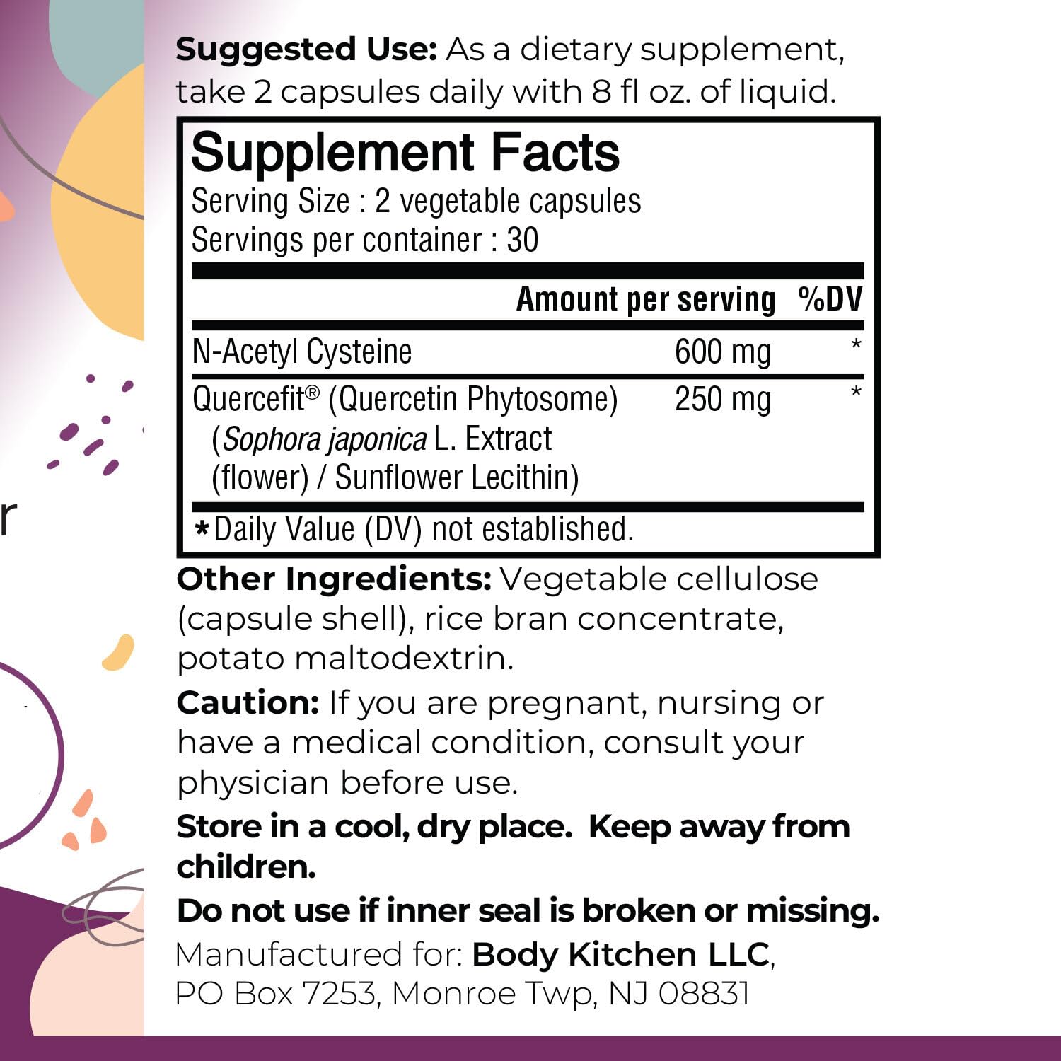 Body Kitchen cápsulas abiertas mostrando textura y facilidad de ingestión