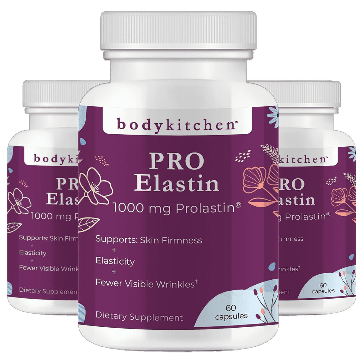 Body Kitchen envase frontal mostrando el diseño y beneficio de elasticidad