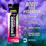 BODYARMOR sobre individual abierto listo para verter y llevar