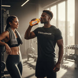 Bodyarmor bebida mostrando textura fresca, hidratación con agua de coco