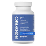 BodyBio envase frontal mostrando la presentación y beneficio de claridad mental
