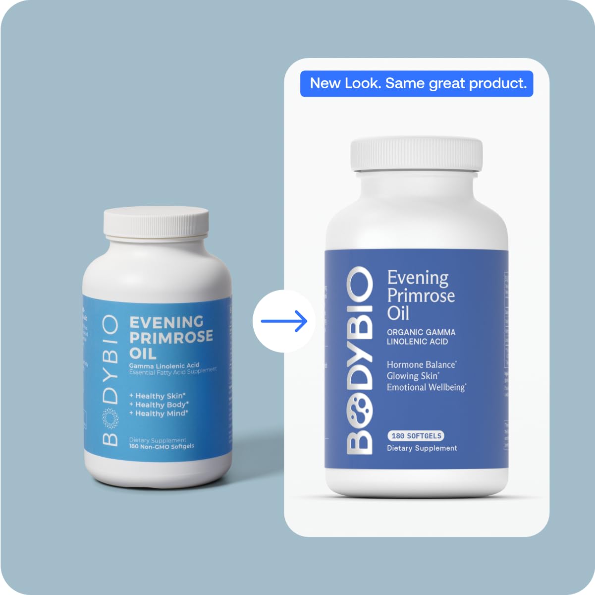 BodyBio aplicación tópica de aceite de onagra en rostro para hidratación