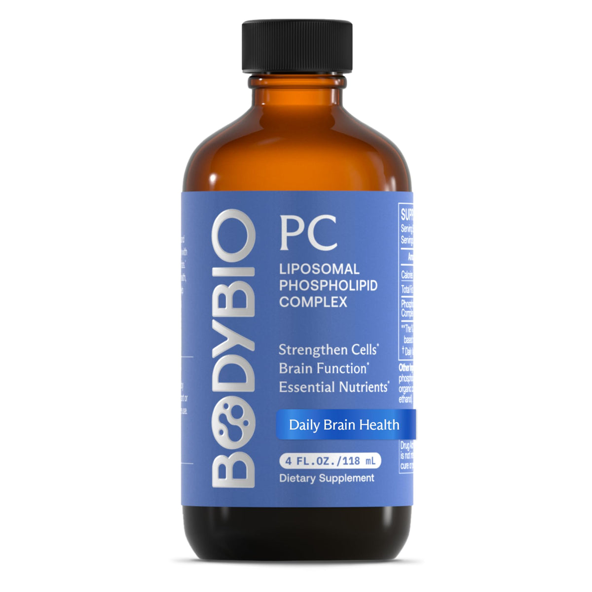 BodyBio envase frontal mostrando diseño y cantidad útil