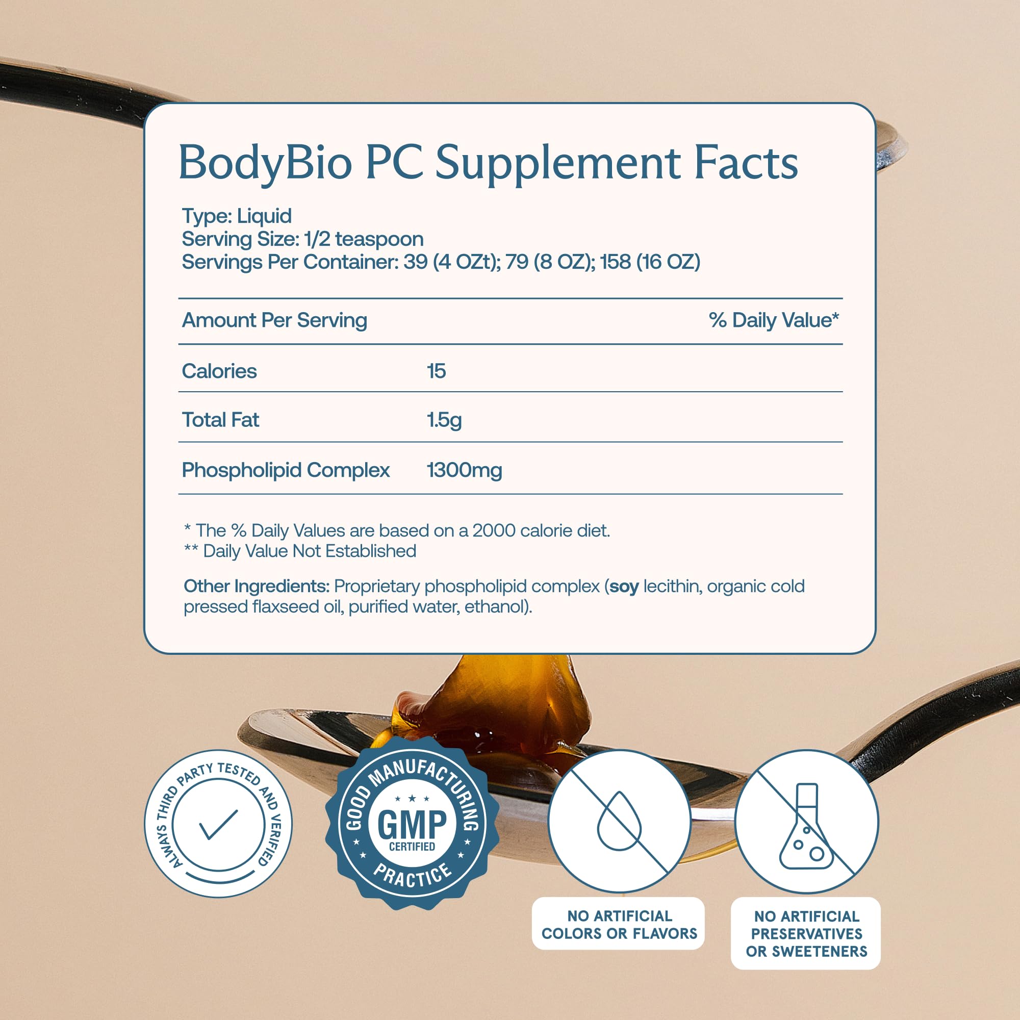 BodyBio PC textura del líquido en acercamiento, muestra pureza y calidad