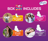 Bodyform núcleo anti‑fugas cortado para mostrar absorción rápida
